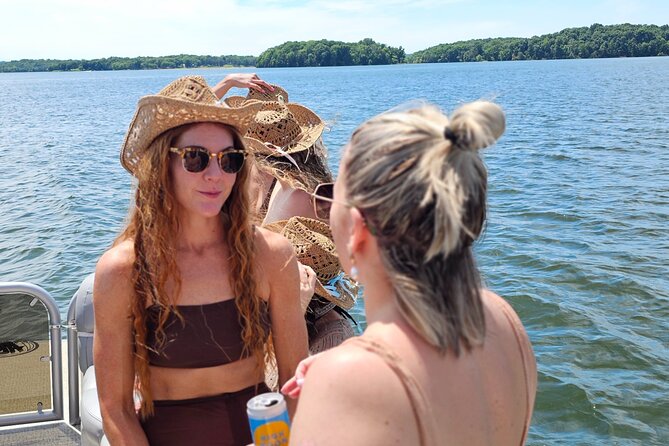 30ft Double Decker Slide Party Pontoon on Percy Priest - 16 max - Quick Practicalities: Start Here, End Here