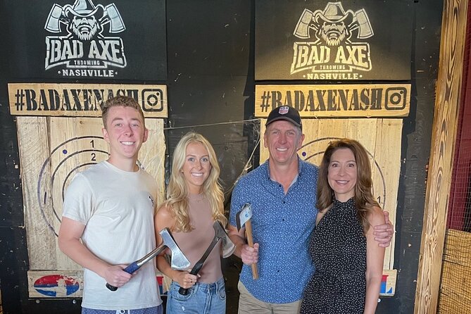 Axe Throwing Experience with Private Lane and Coach - A private lane in downtown Nashville (with real Nashville energy)