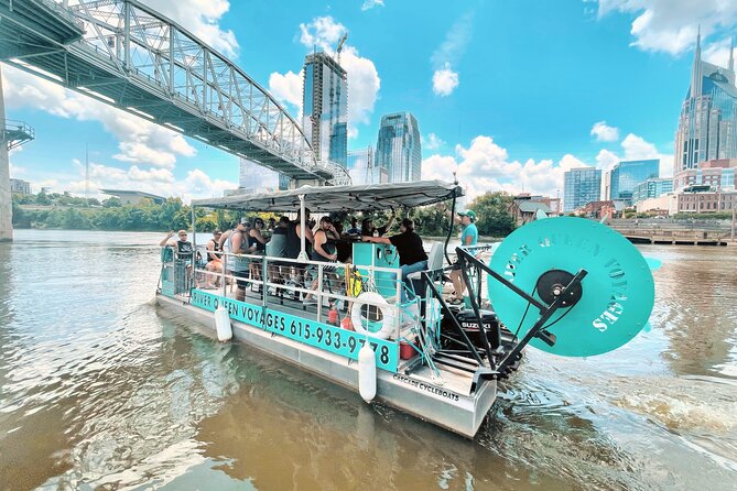 Downtown Nashville Pedal Pontoon Boat Cruise with Captain - Key things to know before you book
