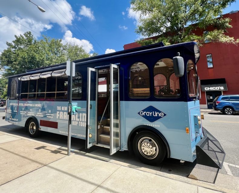 Franklin: Trolley Hop-On and Hop-Off Tour - Weather and Comfort Notes for an Open-Sided Trolley