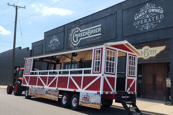 Narrated Sightseeing Tractor Tour of Nashville - Nissan Stadium Views From the Riverfront