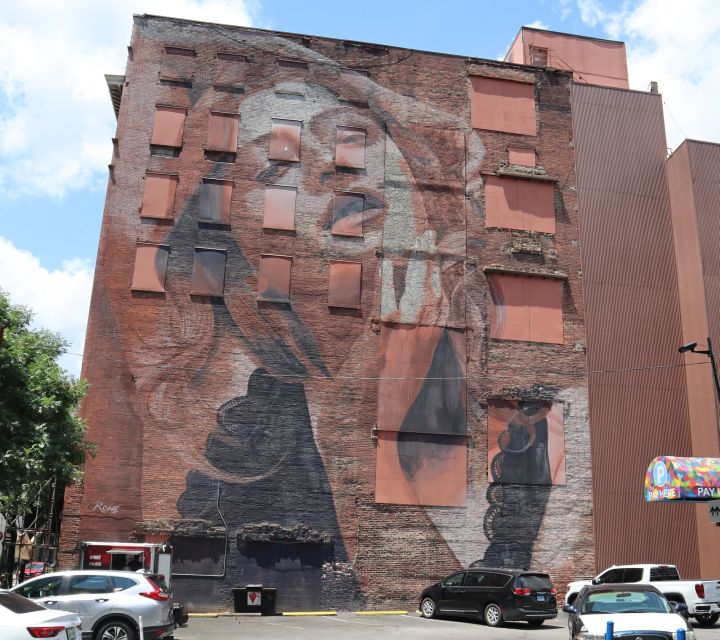 Nashville: Downtown Walking Tour - Murals on the Route: Herakut, Rone, and Curiot (Plus More)