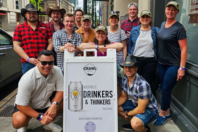 Nashville Drinkers & Thinkers Pub Crawl - Honky Tonk Central and Lower Broadway: Games, live music, and discounted sips