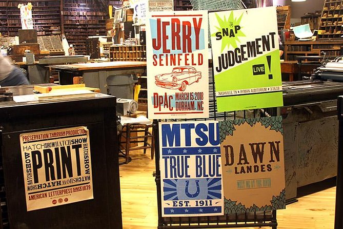 Nashville Hatch Show Guided Letterpress Tour with Souvenir Poster - What You’ll Actually Learn About Hatch Show Print