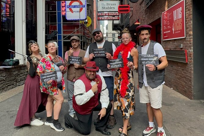 Nashville Noir: Murder Mystery Game & Pub Crawl - Stop 1: Printer’s Alley and the Birdie storyline (10 minutes)