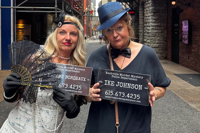 Nashville Noir: Murder Mystery Game & Pub Crawl - Stop 2: Nashville Barrel Co Tasting Room for whiskey and wine characters (about 25 minutes)