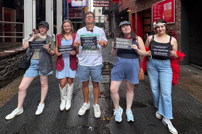 Nashville Noir: Murder Mystery Game & Pub Crawl - Stop 3: Standard Proof Whiskey Co and the clue details (about 25 minutes)