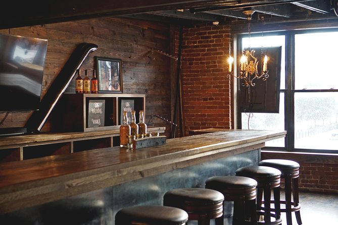 Nashville's Big Machine Distillery Guided Tour with Tastings - The VIP lounge tasting: upstairs views and guided pours
