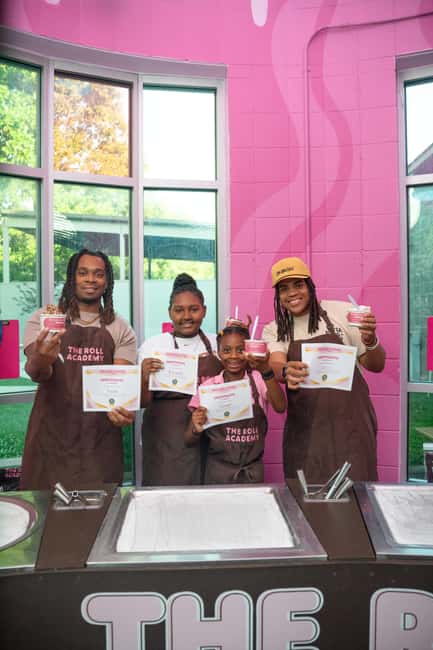 Nashville: The Roll Academy - Rolled Ice Cream Class - Photos, apron, and the stuff you’ll still have later