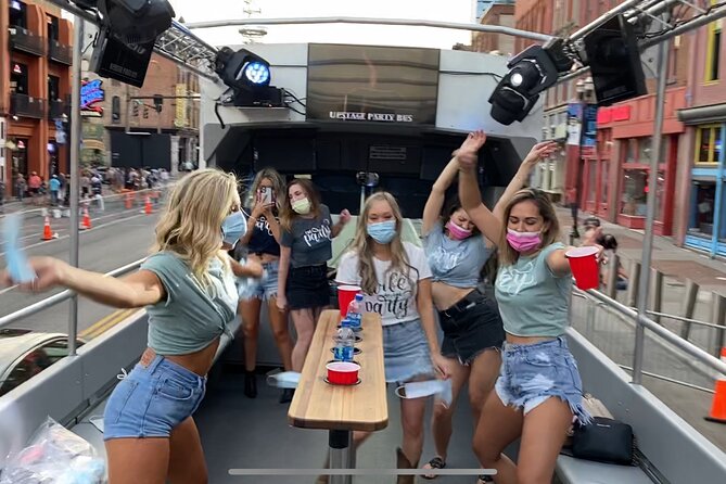 Open Air Party Bus with DJ & Bartender 21+ - The Gulch drive-by: fast views, good photo angles