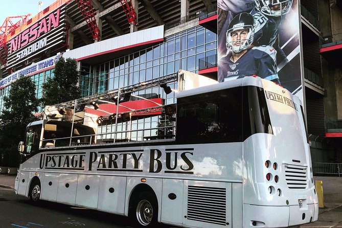 Private Open Air Party Bus with DJ & Bartender 21+ - The Nashville route you’ll likely see: Gulch, Broadway, Nissan Stadium